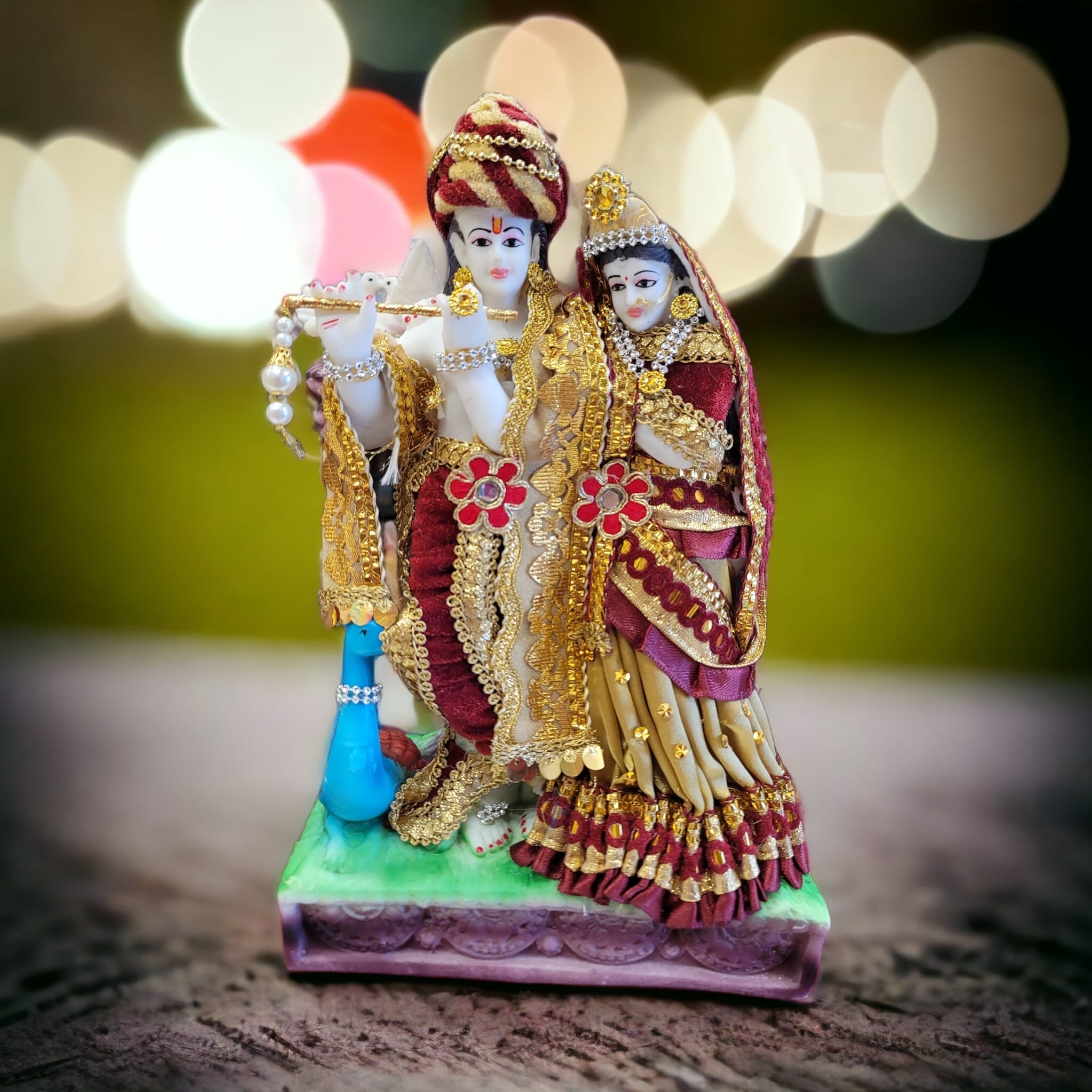 Radha Krishna Playing Flute Dress