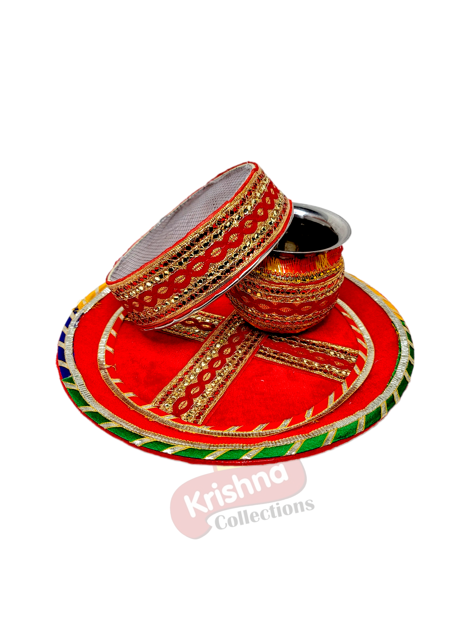 Buy Online and instore this beautiful Karwa Chauth Set which includes